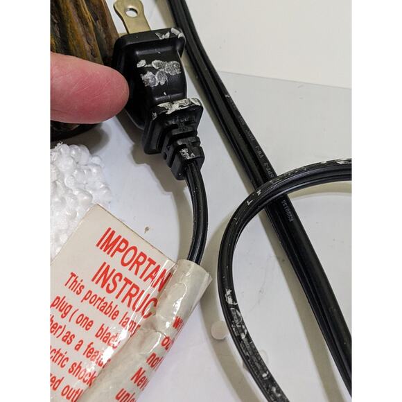 Stained Glass Lamp Light Harvest Welcome Scarecrow Autumn Fall Home Decor Vtg - Picture 4 of 9